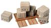 Mr. Plaster Unpainted Kits Bricks w/Pallets Mr. Plaster Unpainted Kits Bricks w/Pallets