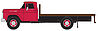 1960 Ford Flatbed Truck Assembled Monte Carlo Red Cab 1960 Ford Flatbed Truck Assembled Monte Carlo Red Cab