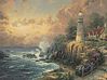 Thomas Kinkade The Light of Peace (Lighthouse)(20''x16'') Thomas Kinkade The Light of Peace (Lighthouse)(20''x16'')