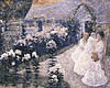 Smithsonian American Art On the Terrace (Victorian Era)(16''x20'') Smithsonian American Art On the Terrace (Victorian Era)(16''x20'')