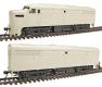 Precision Craft Models Diesel ALCO FA-1 - FB-1 Powered Set w/LokSound -- Unpainted w/Train Phone Antenna - HO-Scale
