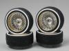 Gold Face DZ's w/Whitewall (4) Gold Face DZ's w/Whitewall (4)