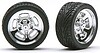Hella's 19'' Chrome Rims w/Tires (4) Hella's 19'' Chrome Rims w/Tires (4)