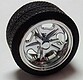 1/24-1/25 Shuey's Chrome Rims with Tires (4) 1/24-1/25 Shuey's Chrome Rims with Tires (4)