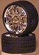 Luxors 23'' Chrome Rims w/Tires (4) Luxors 23'' Chrome Rims w/Tires (4)