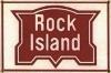 Phil Derrig Designs Railroad Sign -- Rock Island (12 x 8'')