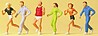 Pedestrians Jogging (6) Pedestrians Jogging (6)