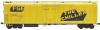 Quality Craft Models 57' Mechanical Reefer 3-Rail w/Diecast Trucks & Couplers -- Fruit Growers Express ''Solid Gold'' - O-Scale