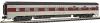 Rapido Trains Inc. The Panorama Line(TM) Duplex Sleeper, Assembled, Lighted, MT Couplers -- Erie Lackawanna ''Benjamin Loder'' - N-Scale