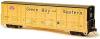 Red Caboose Thrall All-Door Box Car - Assembled - Single Car -- Green Bay & Western (yellow) - N-Scale