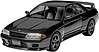 Nissan Skyline GTR Sportscar Coupe Nissan Skyline GTR Sportscar Coupe