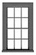 6/6 Double Hung Window w/Glazing & Shades 6/6 Double Hung Window w/Glazing & Shades