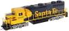 Trainman Trainman(TM) Diesel GP39-2 Phase I, Powered, Without Sound, DCC Ready -- Santa Fe #3609 - HO-Scale