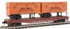 Trainman Atlas Trainman(R) Piggyback with 2 Trailers -- Canadian National #682451 (orange, white, black, brown) - N-Scale