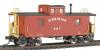 Trainman Atlas HO Trainman(TM) C&O-Style Center Cupola Caboose -- Virginian #307 (red, white) - HO-Scale