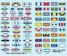 USS Missouri Signal Flags for Kit #3705 USS Missouri Signal Flags for Kit #3705