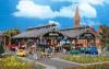 Vollmer Gmbh Open-Air Market Hall/Pavillion -- 10 x 11-13/32 x 4'' 25 x 28.5 x 10cm - HO-Scale