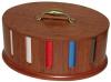 Wood Expressions Walnut Poker Chip Carousel w/Clay Chips (300)
