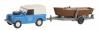 Wiking SUV Landrover -- w/Rowboat - HO-Scale