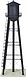 City Water Tower - Built-ups - Assembled - Black City Water Tower - Built-ups - Assembled - Black