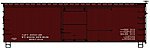 36' Double Sheathed Wood Boxcar Data Only Kit HO Scale Model Train Freight Car #1398
