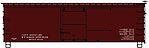 36' Double Sheathed Wood Boxcar Data Only Kit HO Scale Model Train Freight Car #1798
