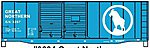 40' Double-Door Boxcar - Kit - Great Northern #3267 HO Scale Model Train Freight Car #3634