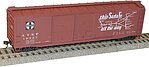 50' Steel Double Door Boxcar ATSF HO Scale Model Train Freight Car Kit #5238
