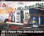 Joe's Power Plus Gas Station Plastic Model Building Kit 1/24 Scale #15122