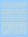 Generic Numbers (White) Plastic Model Vehicle Decal #35143w