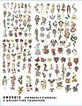 Traditional Tattoos Plastic Model Decal 1/32 Scale #99012