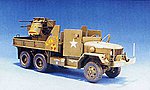 US M35A1 Quad50 Gun Truck Vietnam Plastic Model Military Vehicle 1/35 Scale #35034
