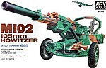 M102 105mm Howitzer Gun Plastic Model Artillery Kit 1/35 Scale #3506