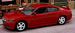 2012 Dodge Charger R/T (Red) O Scale Model Railroad Vehicle #43751