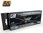 Air Series Luftwaffe Camouflages Acrylic Hobby and Model Paint Set #2001