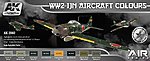 AIR Series WWII IJN Aircraft Colors Hobby and Model Paint Set #2060