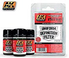 Uniform Definition Filter Enamel Hobby and Model Paint Set #3008