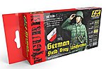 German Field Grey Uniforms (6 Colors) 17ml Bottles Hobby and Model Acrylic Paint #3140