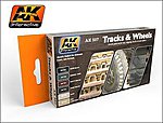 Track & Wheels Acrylic Paint Hobby and Model Paint Set #557