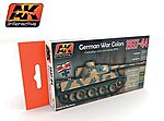 German War Colors 1937-44 Acrylic Paint Hobby and Model Paint Set #560