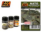 NATO Camouflage Enamel Paint (74, 75, 76) Hobby and Model Paint Set #73