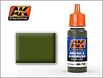 Spanish Green Acrylic Paint 17ml Bottle Hobby and Model Acrylic Paint #736