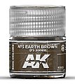 Real Colors- N5 Earth Brown FS30099 Acrylic Lacquer Paint 10ml Bottle