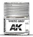 Real Colors- White Grey Acrylic Lacquer Paint 10ml Bottle4