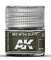 Real Colors- BSC N34 Slate Acrylic Lacquer Paint 10ml Bottle