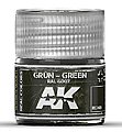 Real Colors- Green RAL6007 Acrylic Lacquer Paint 10ml Bottle