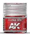 Real Colors- Clear Red Acrylic Lacquer Paint 10ml Bottle