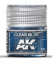 Real Colors- Clear Blue Acrylic Lacquer Paint 10ml Bottle