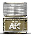 Real Colors- Dark Yellow RAL7028 Acrylic Lacquer Paint 10ml Bottle