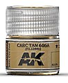 Real Colors- Carc Tan 686A Acrylic Lacquer Paint 10ml Bottle